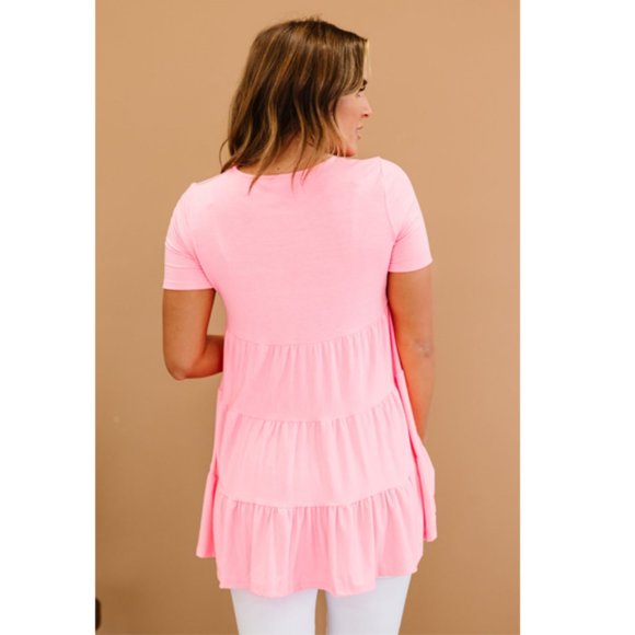 Zenana Tiered and True Full Size Run Tiered Babydoll Tunic - Picture 8 of 10